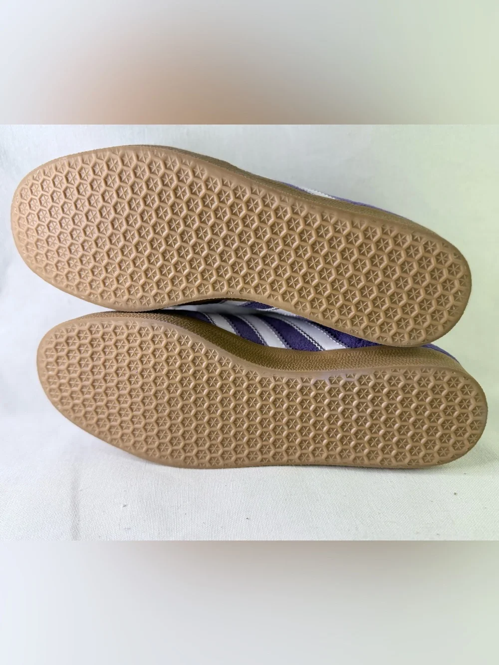 adidas Real Madrid Terrace Gazelle Low-Top Sneakers in Lavender & White